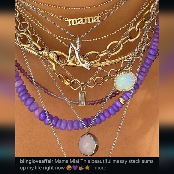 18k Jennifer Meyer Mrs. Necklace Only - Picture 5 of 5